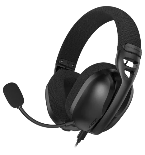 Ігрова гарнітура HATOR HYPERPUNK 3 Hi-Res (ESH10) USB7.1 black, Bluetooth phone calls, SyncHUB