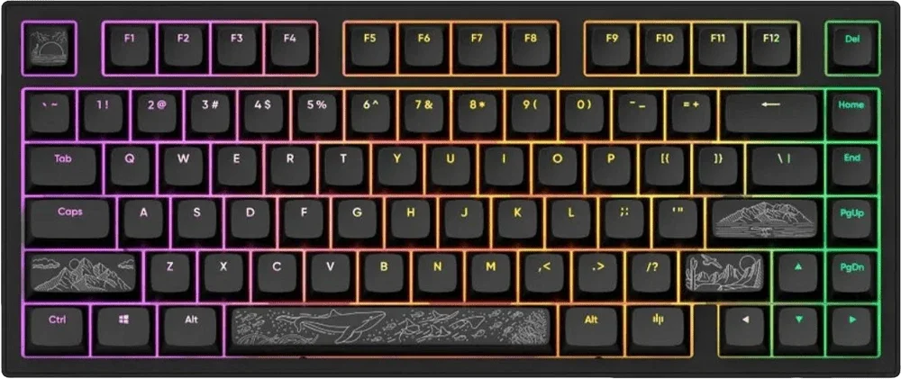 Игровая клавиатура DARK PROJECT ALU81 Terra Nostra ENG/RUS (DPKB_NOSTRA_81_ANSI_BLACK_UA)