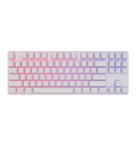 Ігрова клавіатура DARK PROJECT KD87A Mech. g3ms Sapphire ENG/UA White (DPO-KD-87A-100300-GMT)