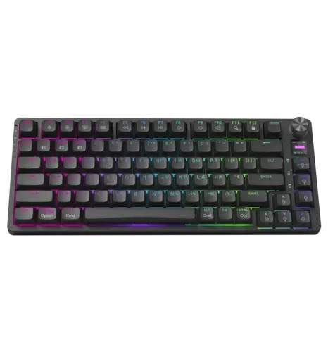 Ігрова клавіатура HATOR Icefall PRO бездротова з TFT-дисплеєм (HTK450UA) чорна