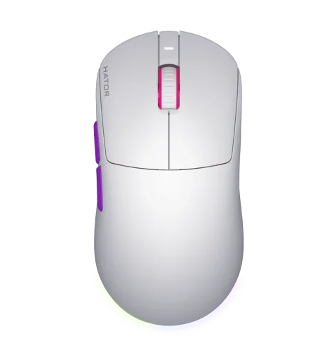 Ігрова миша HATOR Quasar 3 ULTRA 8K Wireless (HTM771) white