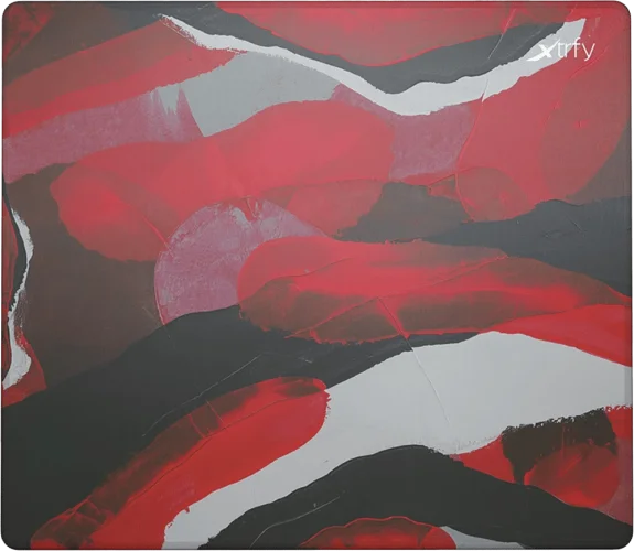Ігрова поверхня Xtrfy GP4 Abstract Retro, L (460 x 400 x 4мм), червоний