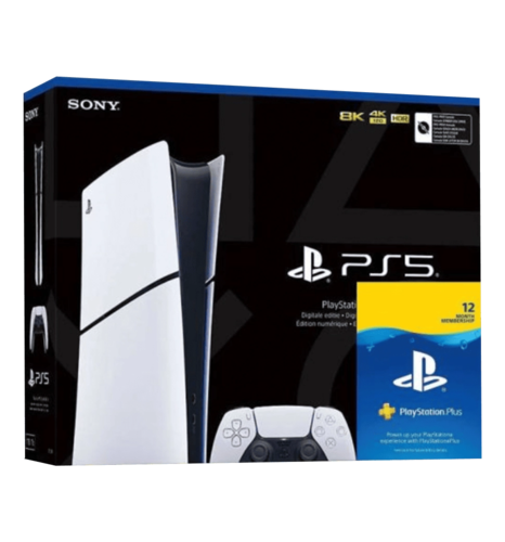 Ігрова приставка Sony PlayStation 5 Digital Edition + PS Plus Premium 24 Month
