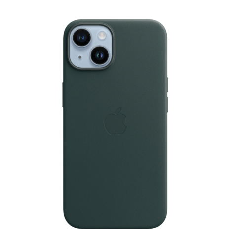 iPhone 14 Leather Case with MagSafe Forest Green (MPP53ZE/A)