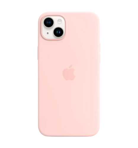 iPhone 14 Plus Silicone Case with MagSafe - Chalk Pink (MPT73ZE/A)
