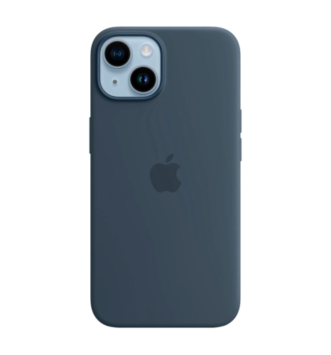 iPhone 14 Plus Silicone Case with MagSafe Storm Blue (MW503ZE/A)
