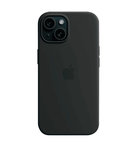 iPhone 15 Plus Silicone Case with MagSafe Black (MXQR3ZM/A)