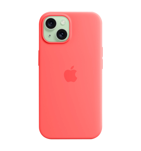 iPhone 15 Plus Silicone Case with MagSafe Guava (MT163ZM/A)