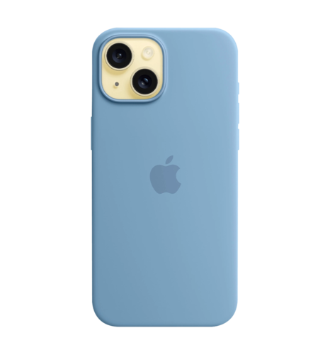 iPhone 15 Plus Silicone Case with MagSafe Winter Blue (MT193ZM/A)