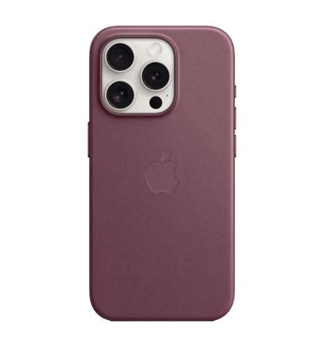 iPhone 15 Pro FineWoven Case with MagSafe Mulberry (MT4L3ZM/A)