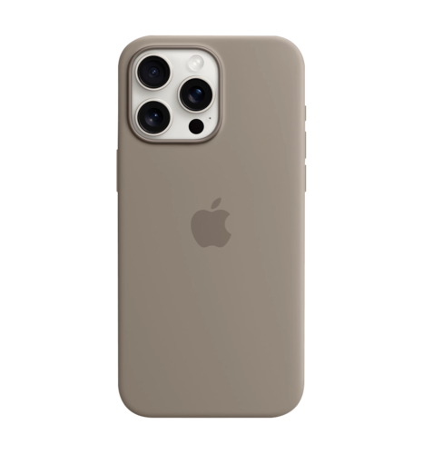 iPhone 15 Pro Max Silicone Case with MagSafe Clay (MT1Q3ZM/A)