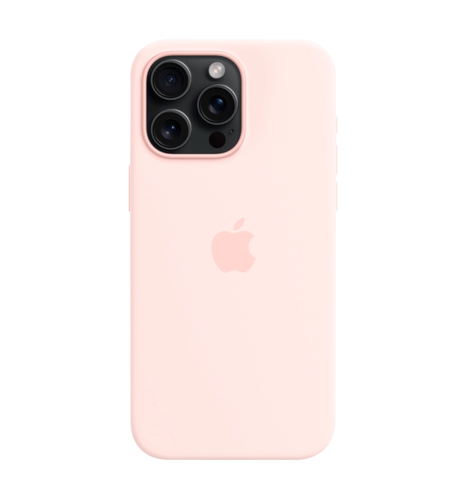 iPhone 15 Pro Max Silicone Case with MagSafe Light Pink (MT1U3ZM/A)