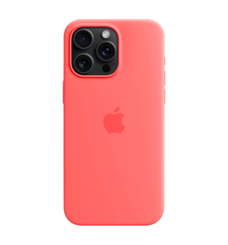 iPhone 15 Pro Silicone Case with MagSafe Guava (MT1G3ZM/A)