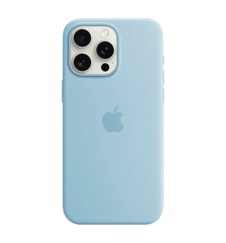 iPhone 15 Pro Silicone Case with MagSafe Light Blue (MWNM3ZM/A)
