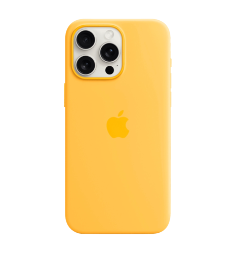 iPhone 15 Pro Silicone Case with MagSafe Sunshine (MWNK3ZM/A)