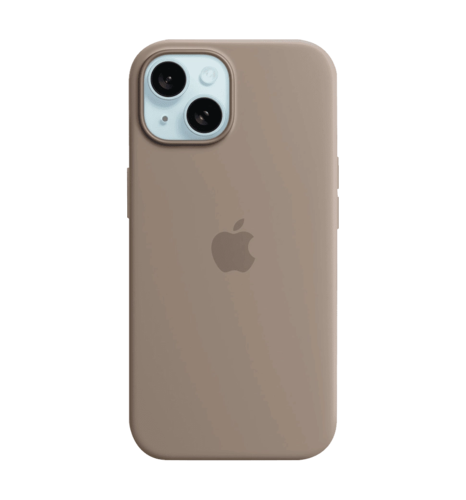 iPhone 15 Silicone Case with MagSafe Clay (MXPG3ZM/A)