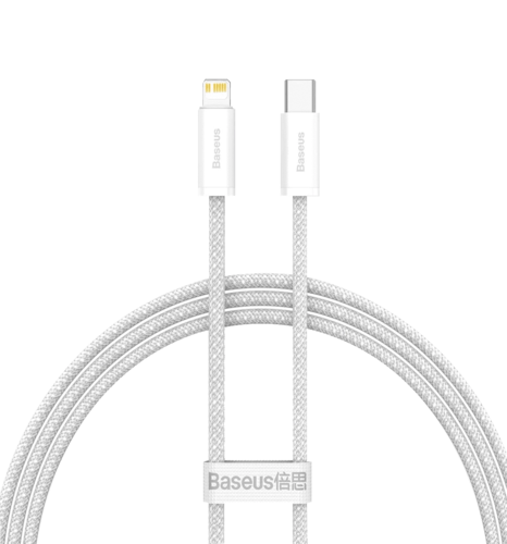 Кабель Baseus Dynamic Series Fast Charging Type-C to Lightning 20W (1m) (white)