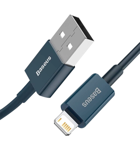 Кабель Baseus Superior Series Fast Charging Lightning 2.4A (1m) blue (CALYS-A03)