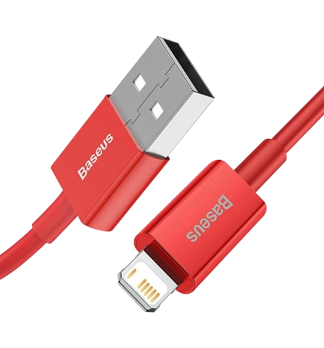 Кабель Baseus Superior Series Fast Charging Lightning 2.4A (1m) red (CALYS-A09)