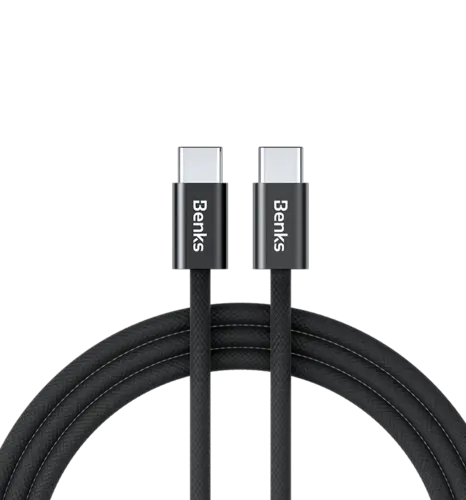 Кабель Benks D47 Type-C/Type-C Black 1m (100W) (C.D.SJ.FC.BK.0033)