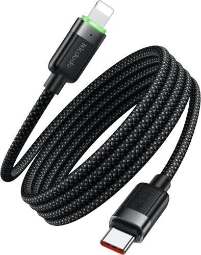 Кабель Mcdodo [CA-2010] Magnetic Self-Winding Data Cable USB-С to Lightning 36W 1.2m (Black)