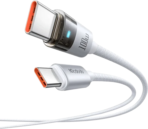 Кабель Mcdodo [CA-5580] Data Cable USB-C to USB-C 100W 1.2m (White)