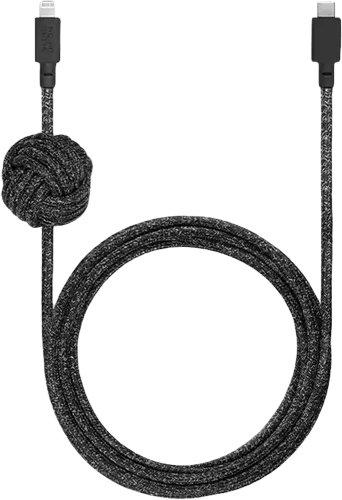 Кабель Native Union Night Cable USB-C to Lightning Cosmos Black (3 m) (NCABLE-CL-COS-AP)
