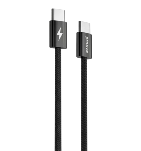 Кабель Proove Energy Streem Type-C to Type-C 60W (1m) (black)