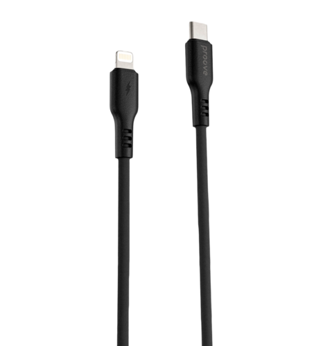 Кабель Proove Rebirth Type-C to Lightning 3A (1m) (black)