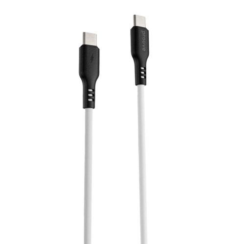 Кабель Proove Rebirth Type-C to Type-С 60W (1m) (white)