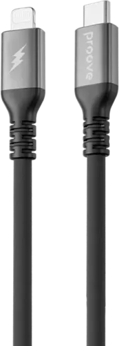 Кабель Proove ReGen Silicone Type-C to Lightning 27W (1m) Black