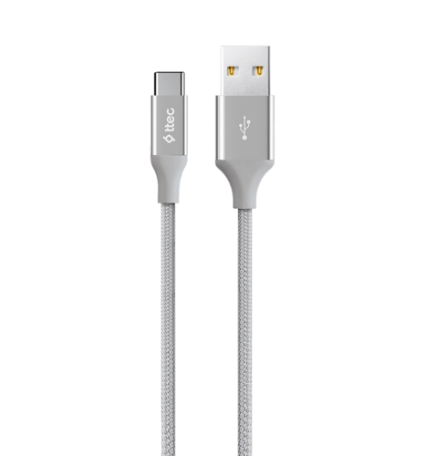 Кабель Ttec Alumi Cable USB - Type-С Silver (2DK18G)