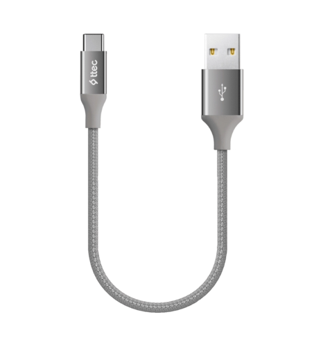 Кабель Ttec Mini Alumi Cable USB - Type-С 30см Space Gray (2DK26UG)