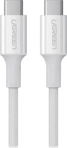 Кабель UGREEN US300 Charging Cable 100W USB Type-C to USB Type-C 5A 1m White (60551)