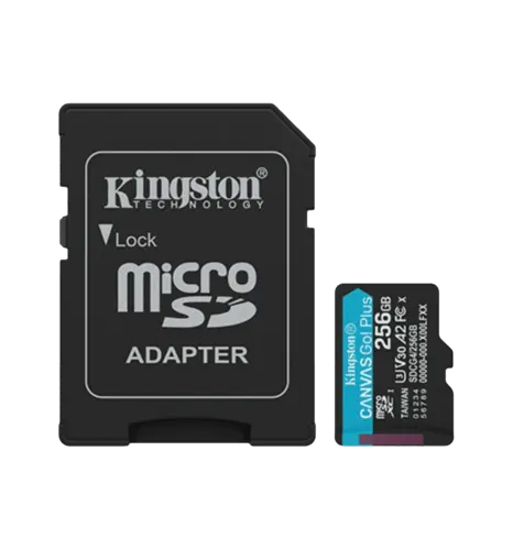 Карта пам'яті 256GB microSDXC Canvas Go Plus Gen4  200MB/s A2 U3 V30 Card + w/o ADP SDCG4/256GBSP
