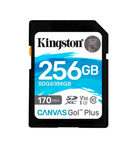 Карта пам'яті Kingston 512GB SDXC Canvas Go! Plus 170R/90W UHS-I U3 V30 (SDG3/512GB)