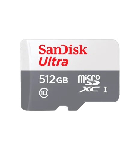 Карта памяти SanDisk 512 ГБ microSDXC класса 10 UHS-I Ultra (SDSQUNR-512G-GN3MN)
