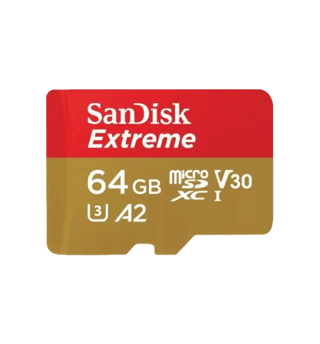 Карта памяти SanDisk Extreme microSDXC 64GB C10 UHS-I V30 U3 R170/W80MB/s (SDSQXAH-064G-GN6AA)