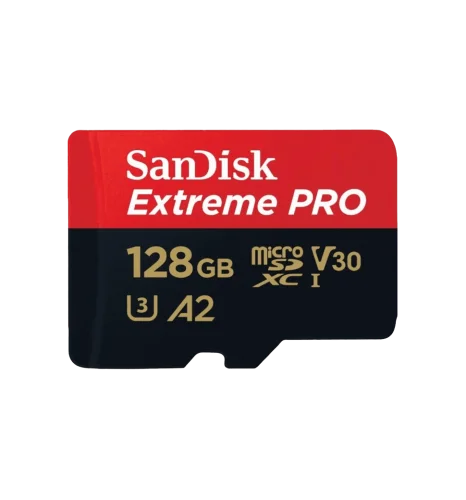 Карта пам'яті SanDisk Extreme Pro microSDXC 128GB UHS-I U3 + SD адаптер (SDSQXCD-128G-GN6MA)