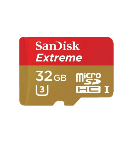 Карта пам'яті Sandisk microSDHC 32GB Extreme Action A1 Class 10 V30 UHS-I U3 (SDSQXAF-032G-GN6AA)