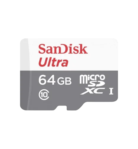 Карта пам'яті SanDisk MicroSDXC 64GB UHS-I Class 10 Ultra + SD adapter (SDSQUNR-064G-GN3MA)