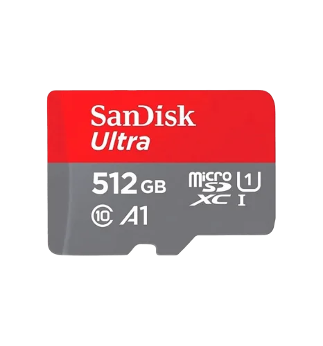 Карта памяти SanDisk Ultra microSDXC 512GB UHS-I 10 + SD адаптер (SDSQUAC-512G-GN6MA)