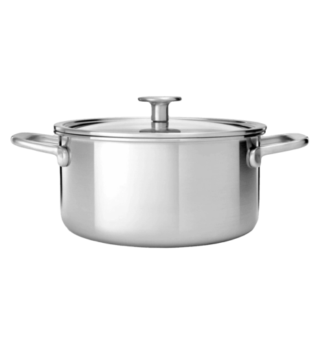 Каструля з кришкою KitchenAid MSS, 24 см, 4,9 л (CC003260-001)