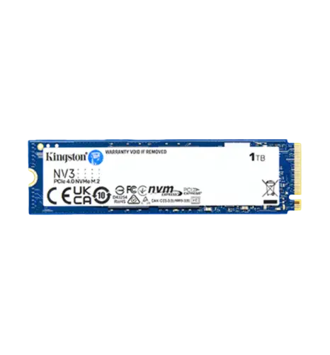 Kingston 1TB NV3 SSD M.2 2280 PCIe 4.0 NVMe, Read: 6,000/ Write: 4,000MB/s