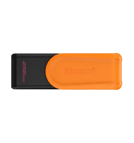 Kingston  256GB Portable USB 3.2 Gen 1 DataTraveler Exodia S (Black/Orange)