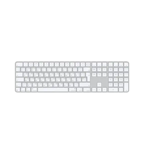 Клавіатура Apple Magic Keyboard with Touch ID and Numeric Keypad for Mac with Apple silicon - White Keys (MXK73)