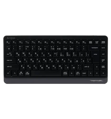 Клавіатура бездротова A4Tech Fstyler FBK11 (Grey), USB, колір сірий