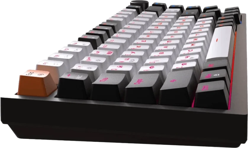 Клавиатура проводная игровая GamePro MK160B Hot-Swap Red Swich RGB Black (MK160B)