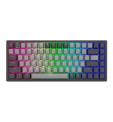 Клавіатура Ігрова DARK PROJECT KD83A Gateron Cap Teal ENG/UA (KB-GCT-871-100004)