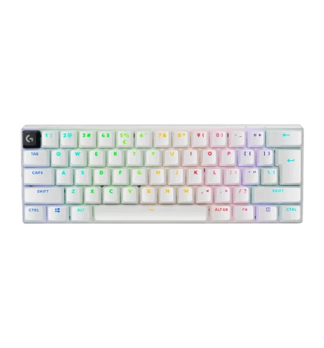 Клавіатура LOGITECH G PRO X 60 LIGHTSPEED Wireless Gaming Keyboard (Tactile) - White (920-011930)